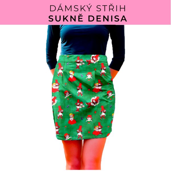 Dámský střih - Dámská sukně Denisa