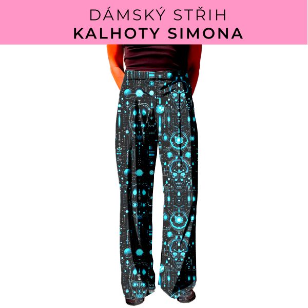 Dámský střih - kalhoty Simona