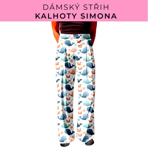 Dámský střih - kalhoty Simona