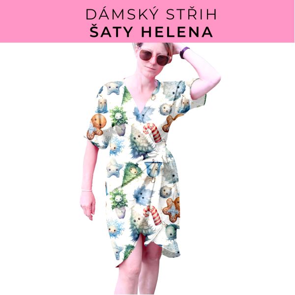 Dámský střih na šaty  Helena