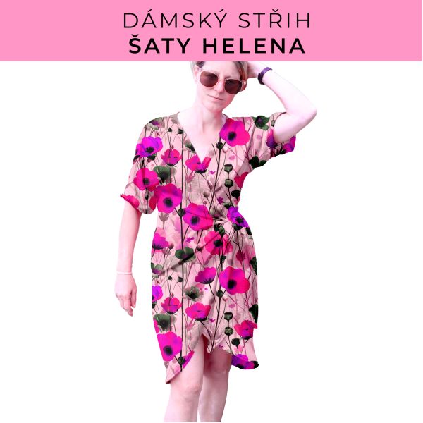 Dámský střih na šaty  Helena