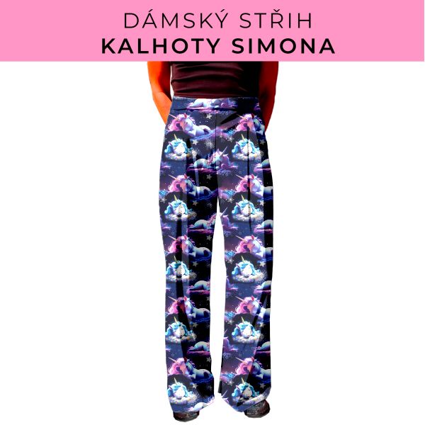 Dámský střih - kalhoty Simona