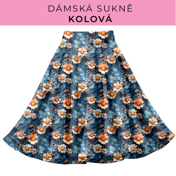 DÁMSKÝ střih - Kolová sukně
