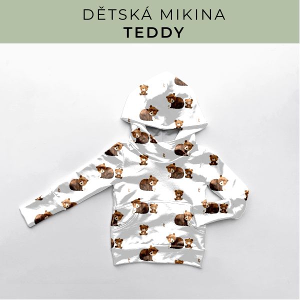 DĚTSKÝ střih - Mikina Teddy