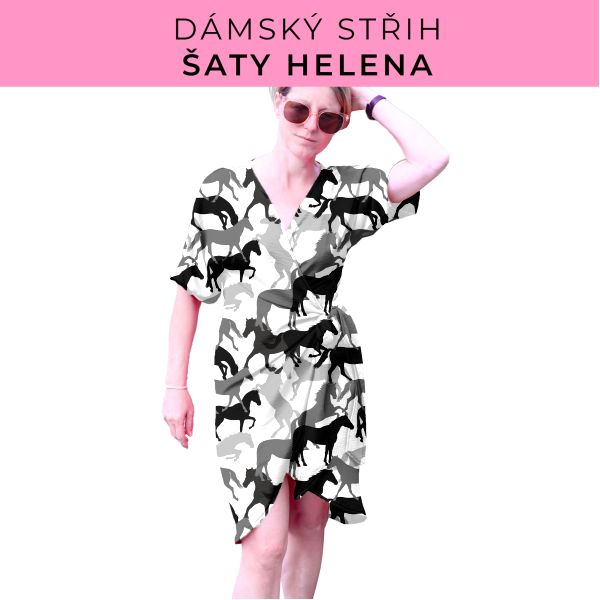 Dámský střih na šaty  Helena