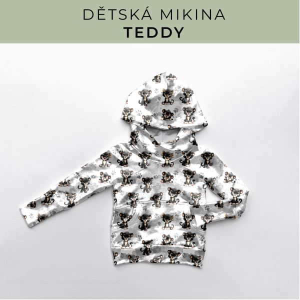 DĚTSKÝ střih - Mikina Teddy