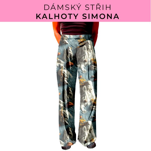 Dámský střih - kalhoty Simona