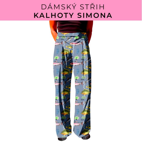 Dámský střih - kalhoty Simona