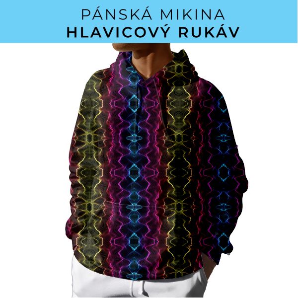 PÁNSKÝ střih - mikina s kapucí