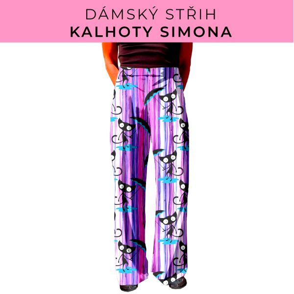 Dámský střih - kalhoty Simona
