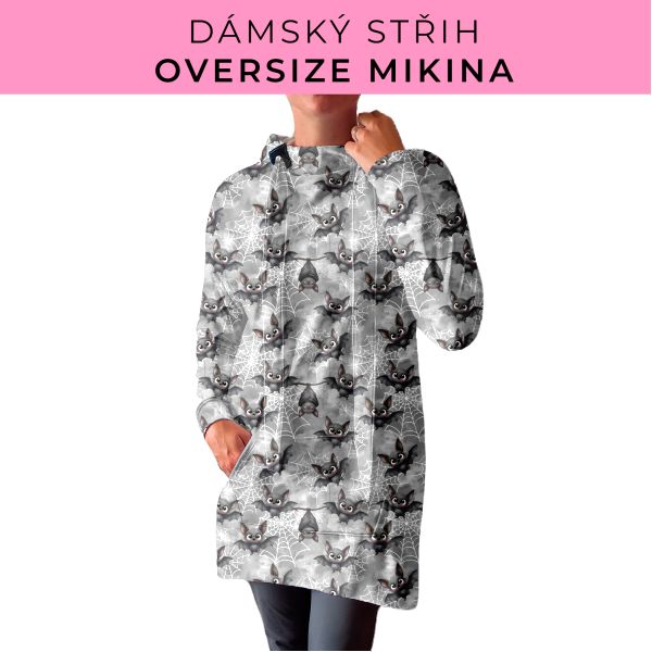 DÁMSKÝ střih - Oversize mikina
