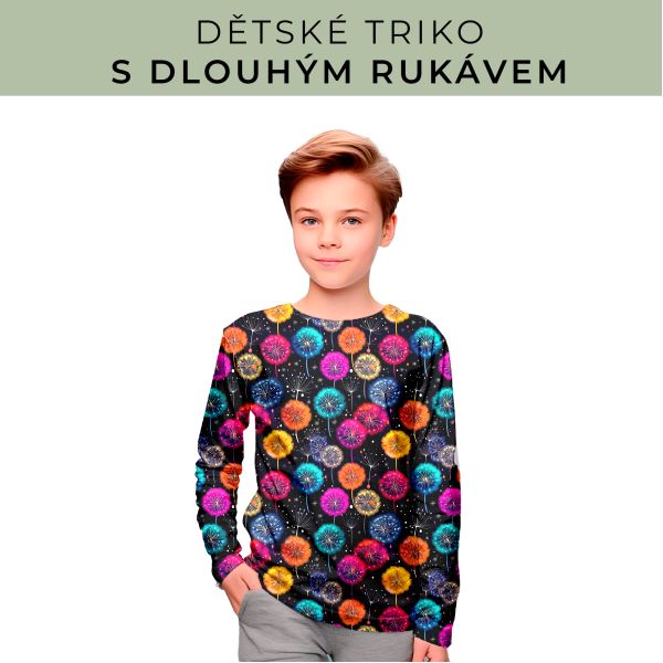 DĚTSKÝ střih - triko dlouhý rukáv