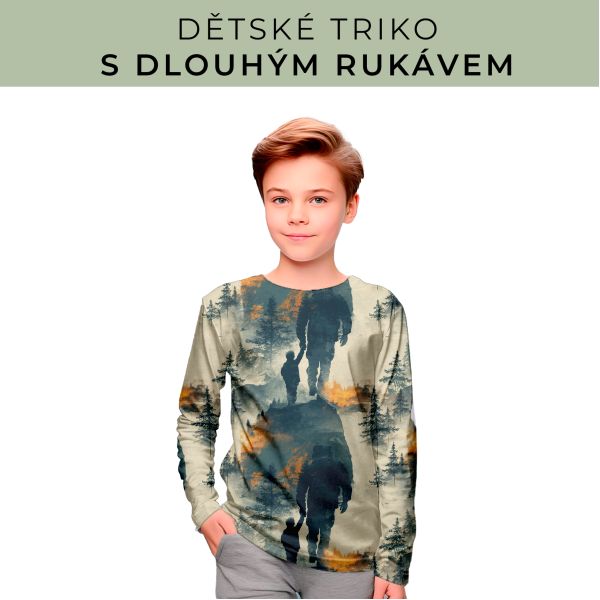 DĚTSKÝ střih - triko dlouhý rukáv
