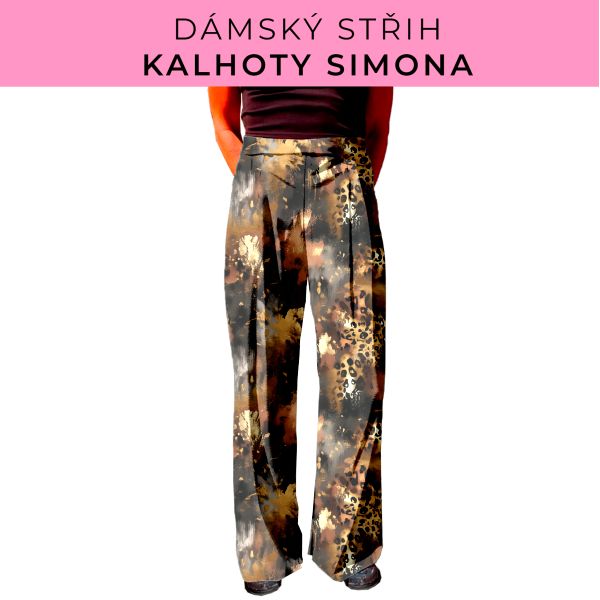Dámský střih - kalhoty Simona