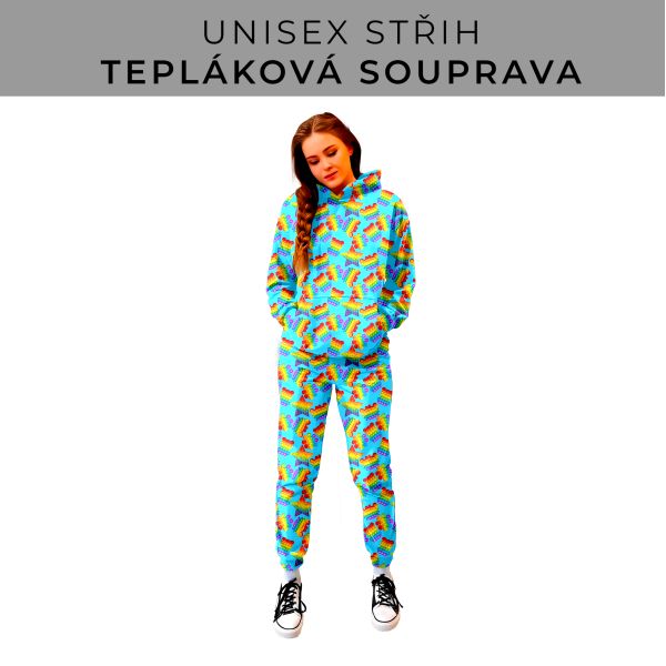 DÁMSKÝ střih - SET mikina a tepláky 