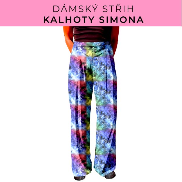 Dámský střih - kalhoty Simona