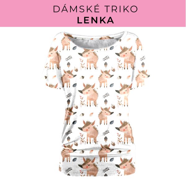 DÁMSKÝ střih - Triko Lenka
