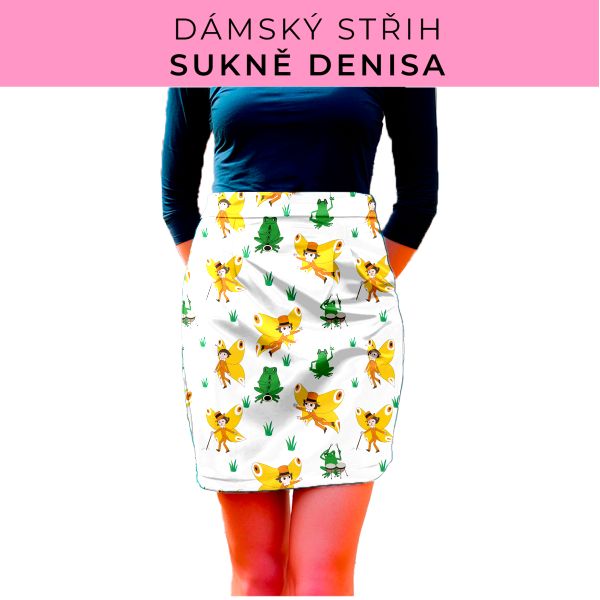 Dámský střih - Dámská sukně Denisa