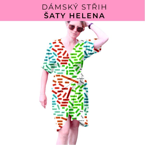 Dámský střih na šaty  Helena