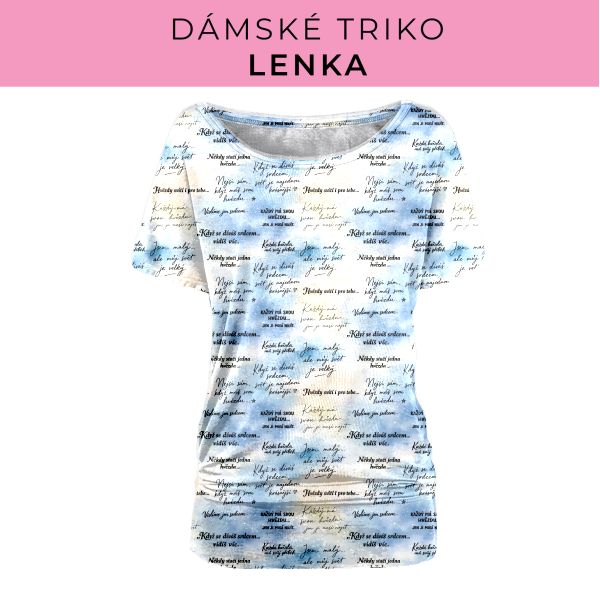 DÁMSKÝ střih - Triko Lenka