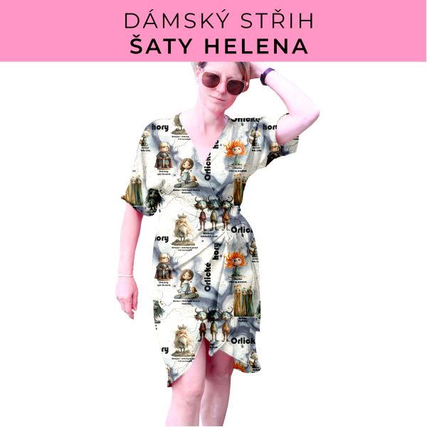 Dámský střih na šaty  Helena