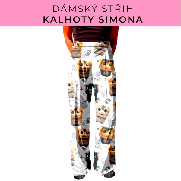 Dámský střih - kalhoty Simona