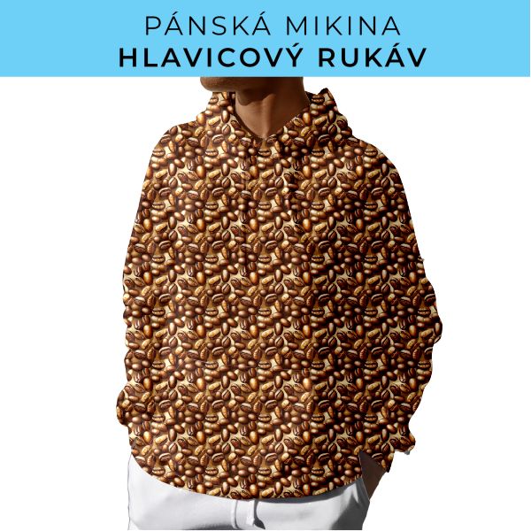 PÁNSKÝ střih - mikina s kapucí
