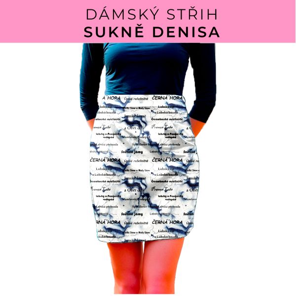 Dámský střih - Dámská sukně Denisa