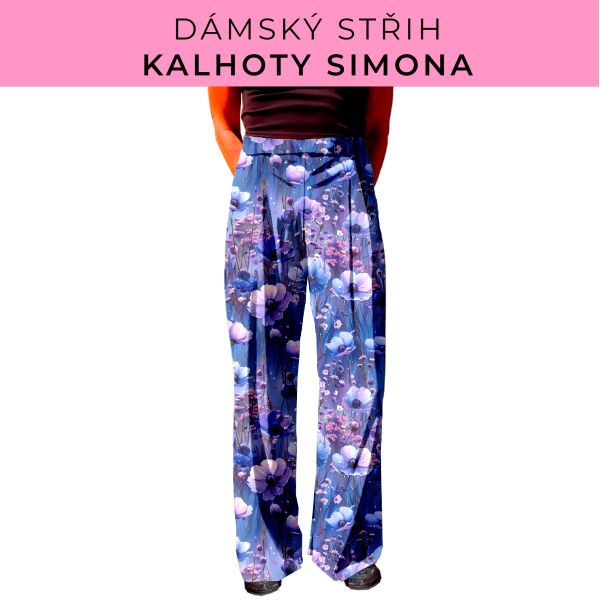 Dámský střih - kalhoty Simona