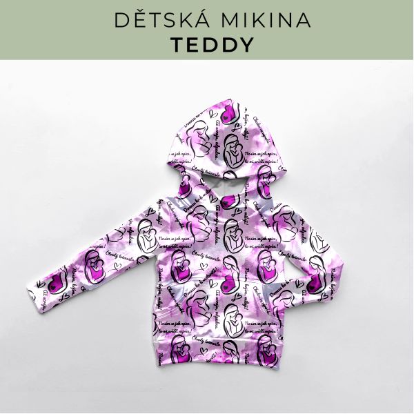 DĚTSKÝ střih - Mikina Teddy