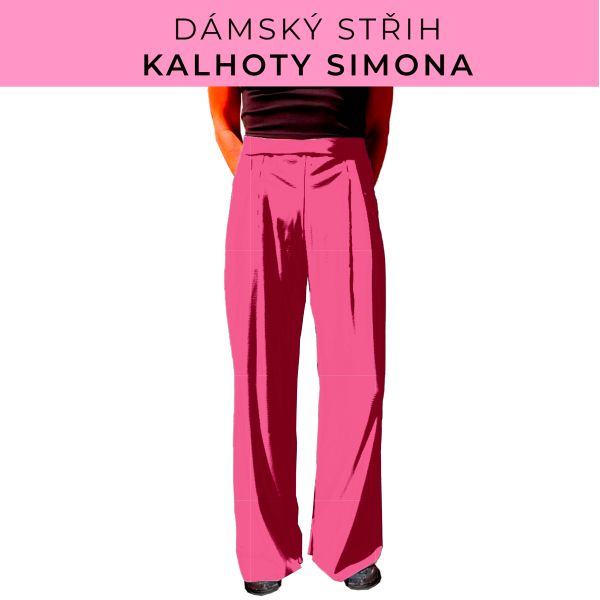 Dámský střih - kalhoty Simona