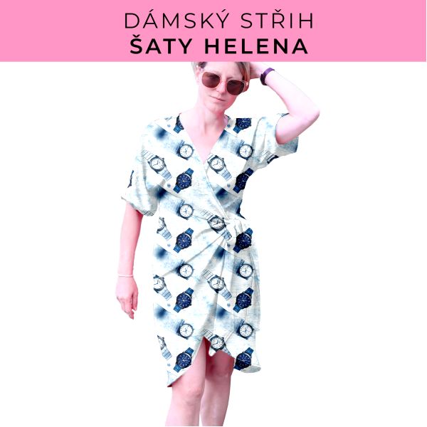 Dámský střih na šaty  Helena
