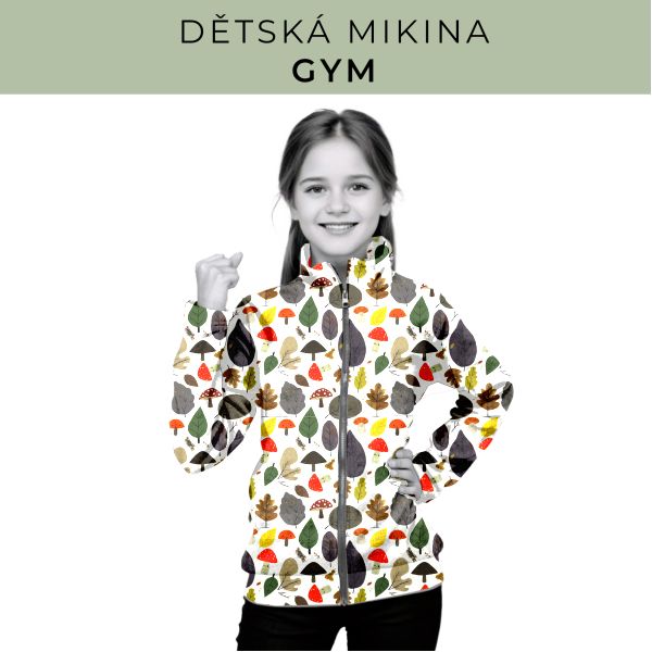 Dětská střih - mikina GYM