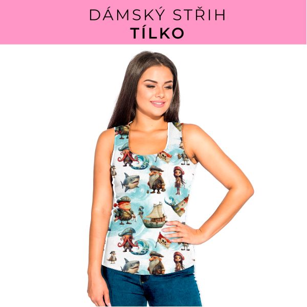DÁMSKÝ střih - Tílko a kalhoty 