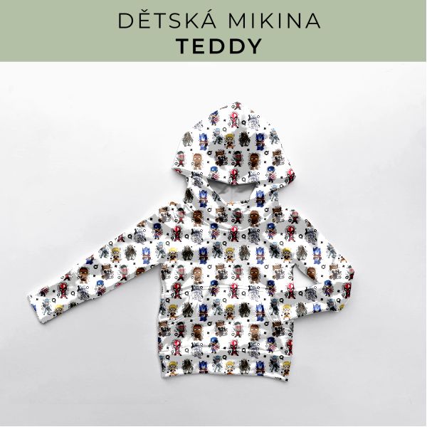 DĚTSKÝ střih - Mikina Teddy