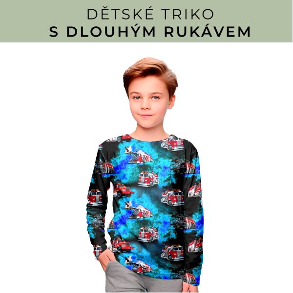 DĚTSKÝ střih - triko dlouhý rukáv