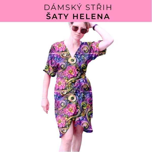 Dámský střih na šaty  Helena