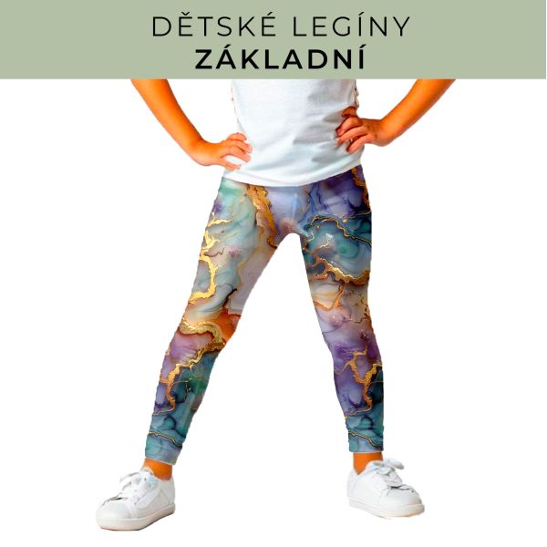 DĚTSKÝ střih - legíny základní