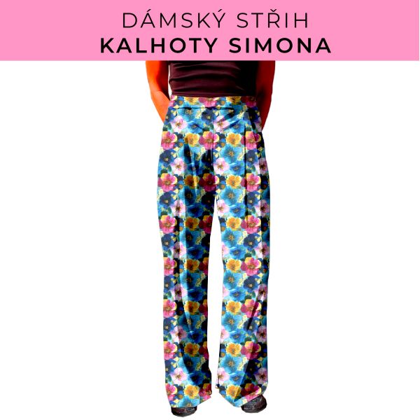 Dámský střih - kalhoty Simona