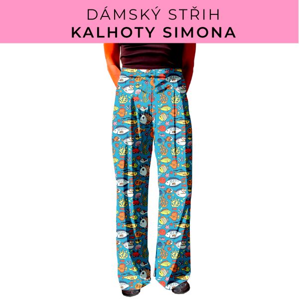 Dámský střih - kalhoty Simona
