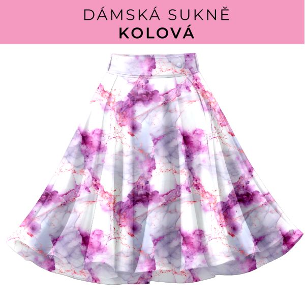 DÁMSKÝ střih - Kolová sukně