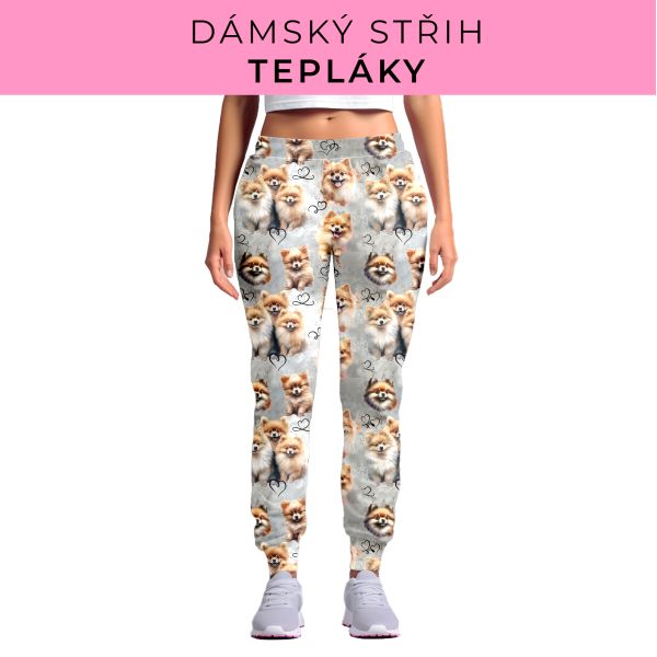 DÁMSKÝ střih - tepláky