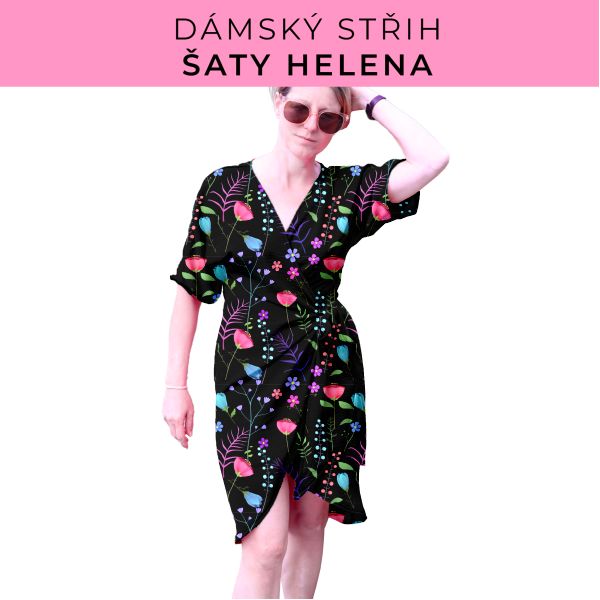 Dámský střih na šaty  Helena