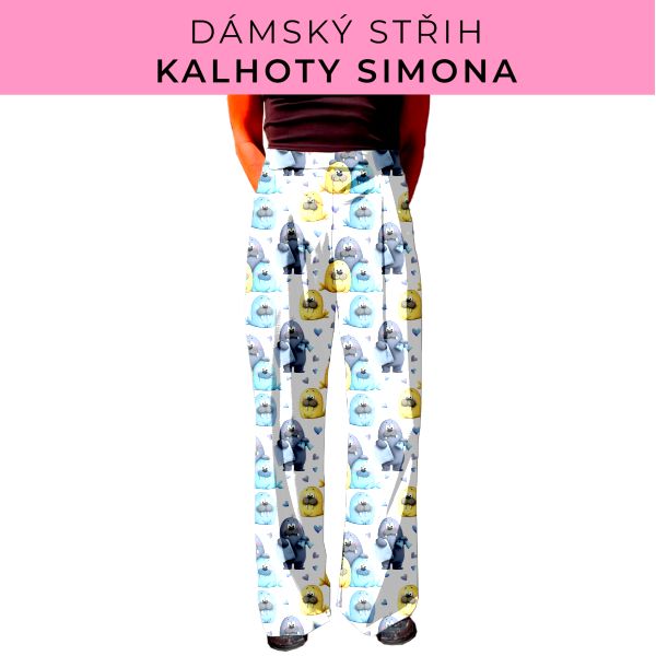 Dámský střih - kalhoty Simona