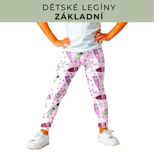 DĚTSKÝ střih - legíny základní