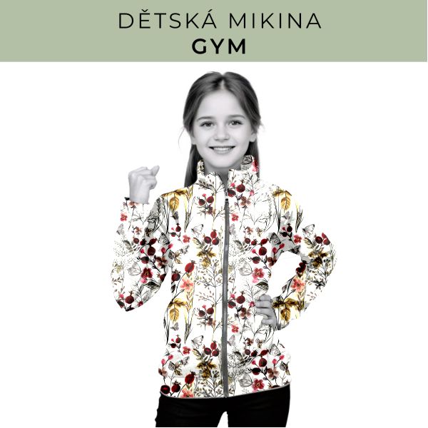 Dětská střih - mikina GYM