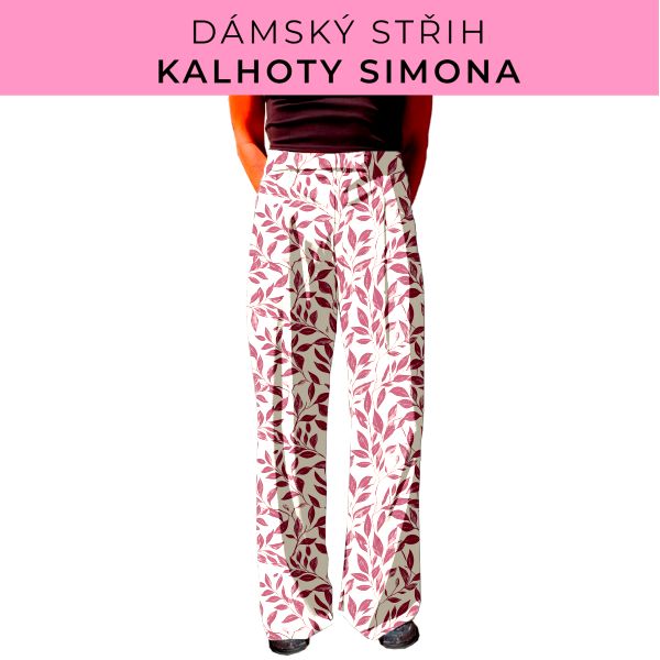 Dámský střih - kalhoty Simona