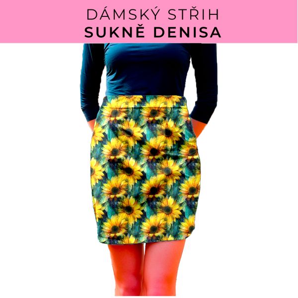Dámský střih - Dámská sukně Denisa