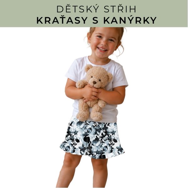 Dětský střih - Kraťásky s kanýrkem