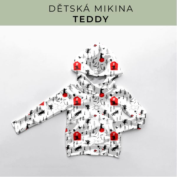 DĚTSKÝ střih - Mikina Teddy